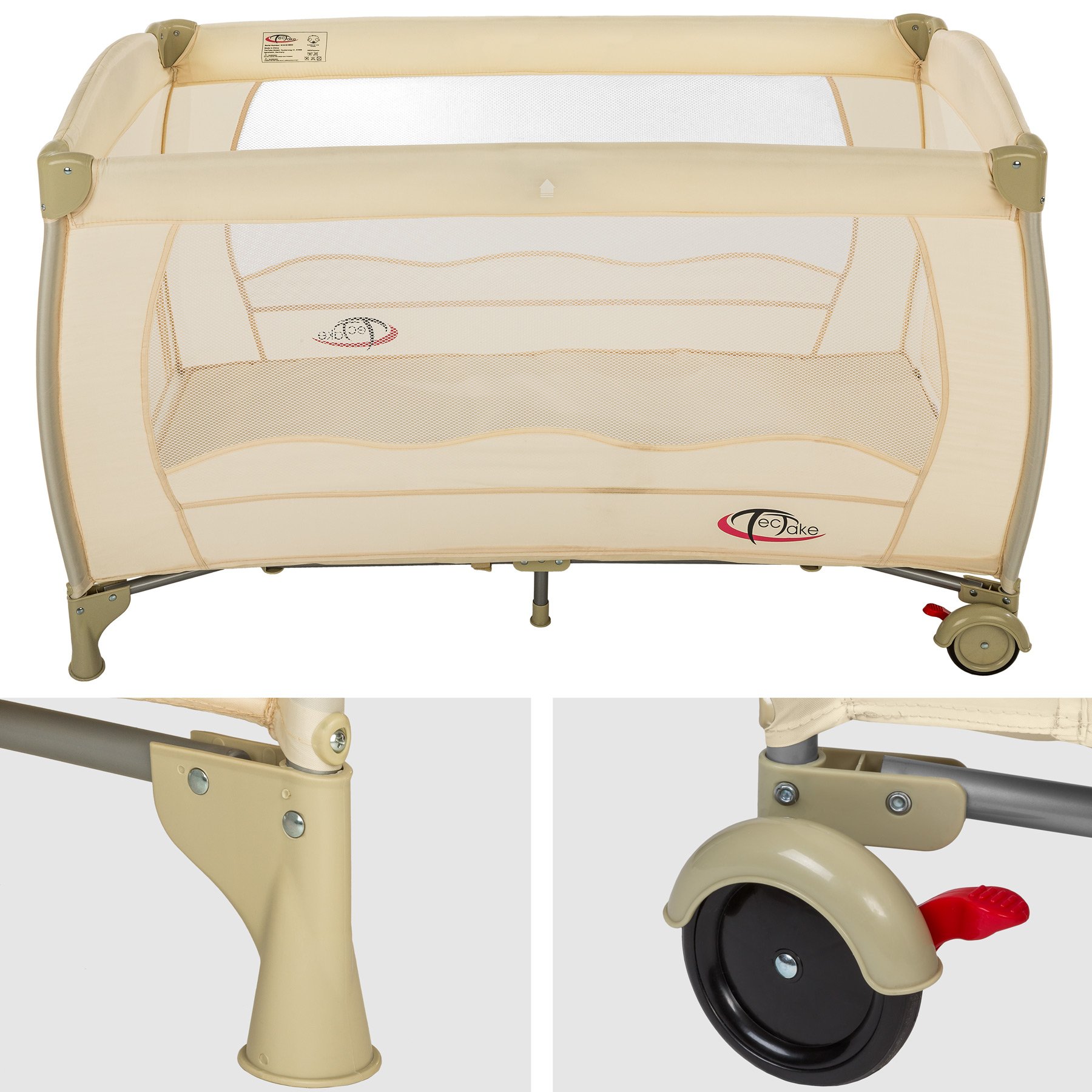 tectake travel cot