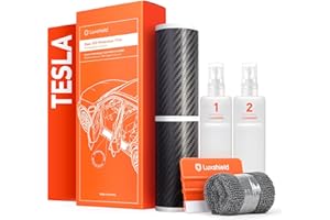 Luxshield Battitacco Auto Antigraffio Pellicola per Tesla Model Y I 2020-2024 - Protezione Accessori Tuning Portiera - Filo A Carbone