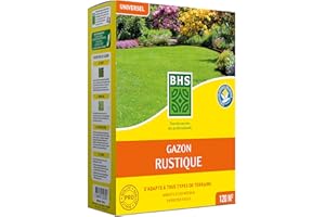 BHS GRU3 | 3kg | 120m² | Gazon plus résistant et mieux protégé | Rapide et Durable | Tous Types de Terrain et Climats