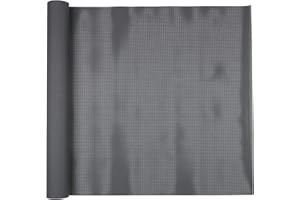 Hoberg Balkon Sichtschutz ohne Bohren - 90x500cm | Ideal als Windschutz für Terrasse | Blickdichte Balkonabdeckung mit 50 Kabelbindern | Polyrattan 720 g/m² - wetterfest & UV-beständig [Anthrazit]