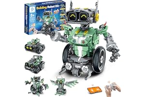 Sillbird Technic Robot pour Enfants, 5-en-1 Ensemble Robotique Programmable avec Application et Télécommande, Robot STEM pour Anniversaire et Noël pour Garçons de 8 à 12 Ans (727 Pièces)