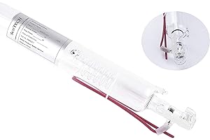 STUBOTAR Tubo laser in vetro CO2 da 40W Lunghezza 700mm Dia 50mm 10.6μm per taglio laser e CNC macchina per incisione