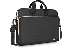 ‎KIZUNA KIZUNA Laptoptasche 15.6 Zoll Notebook Tasche Laptop Für MacBook Pro 16 M3 & M2 Max/16 Lenovo IdeaPad 5 Pro/Flex 5 & 5i/16 Legion Pro 5/IdeaPad 3i/HP ENVY/Huawei Hülle Sleeve Shoulder Bag,Schwarz