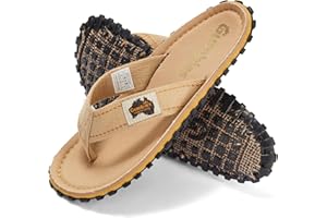 Gumbies Islander Unisex Flip Flops, with Supersoft Cotton Toe Post and Durable Recycled Rubber Sole - Comfort Guaranteed