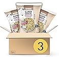 Awsum Snacks SUPERCEREAL 6oz (Pack of 3) - Certified USDA Organic, Vegan, Gluten Free, Non GMO, Kosher & Grain, Dairy and Sugar Free Cereals - Diabetic Healthy Snack - Cereal Puffed Quinoa