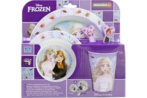 Mikrofonset med 5 st (tallrik, behållare, glas och överdrag) i FROZEN AUTUM LÅDA