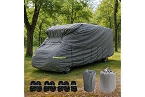 Farosun 4-lagers presenning för campingbil, väderbeständig och andningsbar, UV-beständig, slitstark och väderbeständig, för v