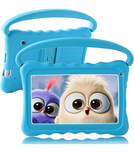Tablette Android 13 Pour Enfants 10,1 Pouces - 32 Go, Contrôle Parental, étui Antichoc - Idéale Pour Jeux Et Apprentissage