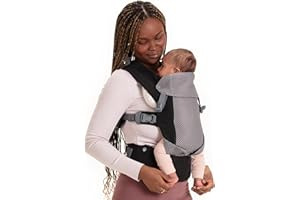 BECO BABY CARRIER Beco Gemini Babytrage von Neugeborenem bis Kleinkind | Ergonomische Babytrage für Babys 3,2–15,8 kg (7–35 lbs) | M-Position, Verstellbarer Sitz, Atmungsaktives 3D-Mesh (Schwarz)