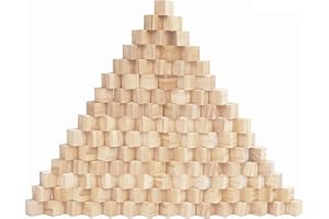 Kurtzy Small Wooden Cubes (120 Pack) - 2 x 2 x 2cm (0.79 x 0.79 x 0.79 inch) Wood Cubes - Natural Unfinished Pine Wood Blocks - Educational Craft Cubes for DIY, Stamps, Art & Crafts, Puzzles, Numbers