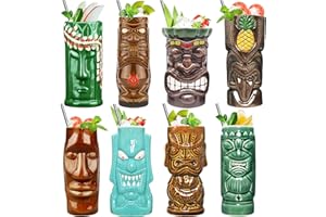 Tazza Tiki Bicchieri Tiki Bicchieri in ceramica per feste hawaiane  15