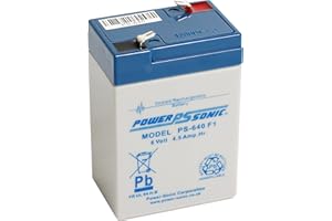 ICOBES 6 Volt 4 Ah 4.5ah Lead Acid Rechargeable Alarm/Model Battery