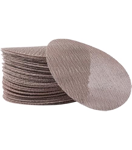Mirka Abranet Lot De 50 Bandes Abrasives Pronet MaxNet - Grains 80 à 320 Pour Ponçage Sans Poussière Disque Abrasif 125mm Grain 80
