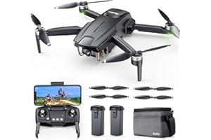 ‎RUKO Ruko F11MINI Drohne mit Kamera 4K, Drohne unter 250g,2 Akkus 60 Min Flugzeit für Anfänger und Erwachsene, 5GHz WiFi, 2.7K/25fps FPV Vedio, Faltbar, GPS Automatische Rückkehr, Mir folgen, Wegpunkte