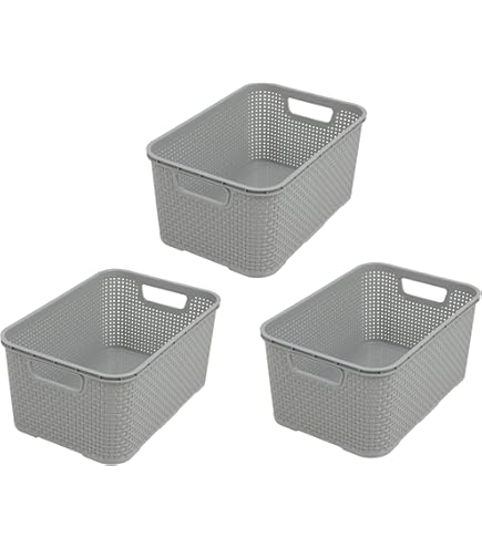 Jardinière AUBRY GASPARD - Corbeilles En Rotin Paolo (Lot De 2