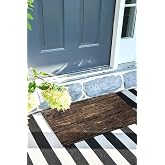 Monnhein Decorative Door front Mat, Outdoor/In-Home/Bathroom/Kitchen/Bedroom/Entrance Mats Wood Printed