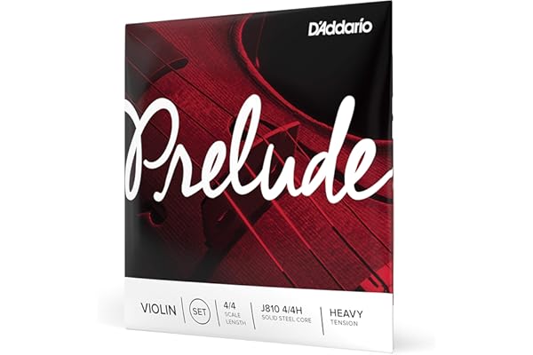D'Addario Bowed Jeu de cordes pour violon D'Addario Prelude, manche 4/4, tension Heavy