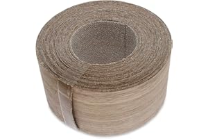 WoodPress® 50mm Real Walnut Iron-On Edging – 7.5m Roll – Pre-Glued Wood Veneer Tape for Easy DIY Application – Will Cover the Edge of a Standard MDF Panel
