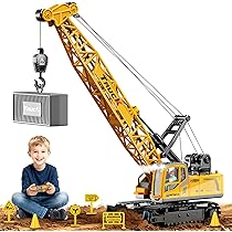 Daioller Pelleteuse Télécommandée, Rechargeable Excavateur Jouets Pour
