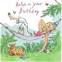 Carte De Voeux D'anniversaire Tea Party, Format A2 (4,25 X 5,5