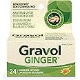 Gravol Ginger Liquid Gel Capsules for Upset Stomach and Nausea (24 Caps)