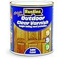 Rustins Quick Dry Outdoor Clear Varnish 500ml Satin