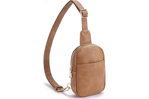 Telena Sling Bag torba na klatkę piersiową, crossbody, damska skóra PU, sportowa torba na ramię, mała torebka na brzuch, stylowa