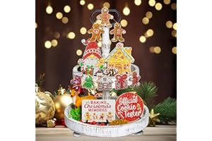 CHARYSIM Diamond Painting Weihnachten AnhäNger 12PC Diamant Painting Christmas Fensterbilder Deko Tiered Tray Set Erwachsene Bastelset Mädchen 6 7 8 9 10 Jahre Geschenk Kinder (Tray nicht enthalten)