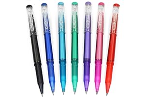 uni-ball TSI UF-222-07 - Bolígrafo de tinta de gel borrable, punta de 0,7 mm, 1 de cada color, 7 unidades