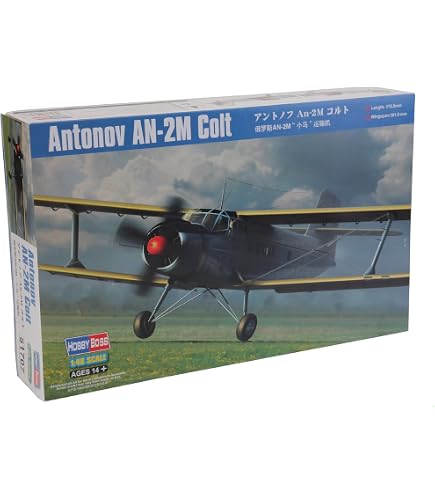 Maquette Trumpeter Antonov An-2 Colt / Nanchang Y-5 – Échelle 1:72 – Kit à Monter Avec Pièces Plastique, Peintures, Instructions – À Partir De 14 Ans