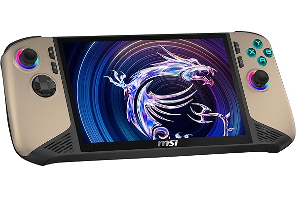 MSI Claw 8 AI+ Ordinateur de Jeu Portable, écran 8" FHD+ 120 Hz, processeur Intel Core Ultra 7 258 V, 32 Go de RAM, SSD 1 to, Carte Graphique Intel Arc, Windows 11 Home, Noir/Sandstorm
