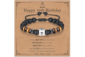 Gneckrine Birthday Gifts for 7-21 Year Old Boys, Birthday Present for Son Grandson Nephew, Boys Bracelets Gifts for Kids Teenagers
