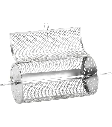 BBQ Grillkorb Edelstahl 45x30 Cm – Grillrost Gitter Für Japanischen & Koreanischen Grill
