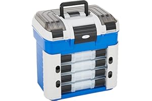 Plastica Panaro - Cassetta Pesca 502 Blu per Trasportare, Proteggere e Organizzare l'Attrezzatura da Pesca, Dimensioni Esterne 420 x 303 x 400 mm