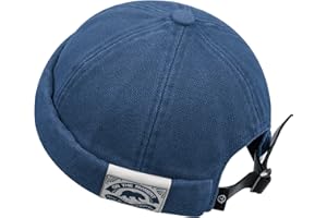 Clape Cappellino Senza Visiera Uomo Donna Cappello Portuale Berretto Commando Lavoro Cotone Docker cap Brimless Hat