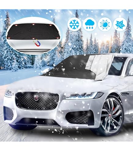 FrostGuard Vortex Copertura Parabrezza Auto Antighiaccio – Copertura Integrale Con Tergicristalli E Specchietti, Custodia Inclusa - 2