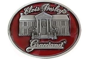 SISKIYOU Officially Licensed Elvis Presley 'Gracelands House' Belt Buckle