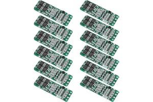 GTIWUNG 12 st 3S 20A 12,6 V 18650 litiumbatteriskyddskort BMS Li-ION laddare, skyddsmodul, 3 strängar, PCB-kortskyddspanel, kontrollpanel