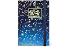 Legami - Agenda Giornaliera Fotografica 2025-2026, Stars, 16 Mesi Medium, Diario da Settembre 2025 a Dicembre 2026, Chiusura con Elastico, Carta Certificata FSC, 12 x 18 cm