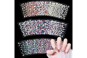 STYQUENZER Kwiatowe naklejki na paznokcie, 30 arkuszy urocze, kolorowe naklejki do zdobienia paznokci 3D samoprzylepne naklejki kwiatowe z sercem do paznokci, dekoracje do paznokci, zestaw akcesoriów do manicure