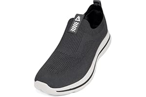 ODCKOI Mens Slip On Trainers Lightweight Casual Mesh Walking Running Shoes Breathable Comfort Fashion Jogging Sneakers for Gym Fitness
