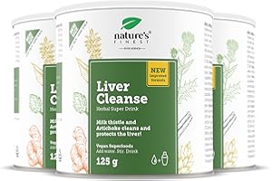 NATURE'S FINEST BY NUTRISSLIM Nature’s Finest by Nutrisslim Detox Foie 375 g - Détox Puissant et Rapide, Chardon Marie Bio et Artichaut Extrait, Drainant Nettoyer Formula