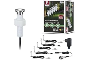 ‎PAULMANN Paulmann 936.95 Outdoor Plug & Shine EBL Set MicroPen II IP67 3000K incl. Driver 93695 Einbauleuchte