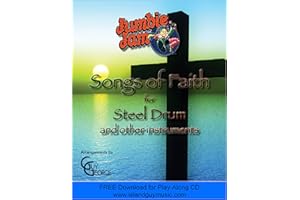 Panyard JJ5512 Jumbie Jam Songs of Faith for Steel Pan Book with CD