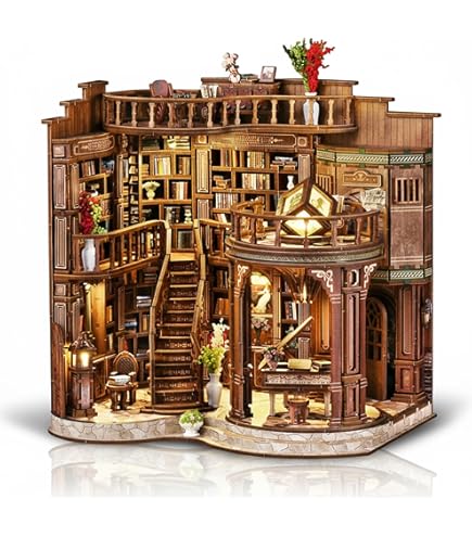 GalaSpark 3D Puzzel Book Nook Kit DIY miniatuurhuis poppenhuis