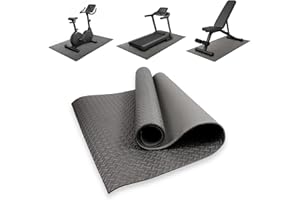 Phoenix Fitness Heavy Duty Exercise Equipment Mat – XL Tear-Resistant EVA Foam Gym Mat for Indoor & Outdoor – Non-Slip Protective Floor Mat for Treadmill, Weightlifting & Home Gym - 200 x 100 x 0.6cm