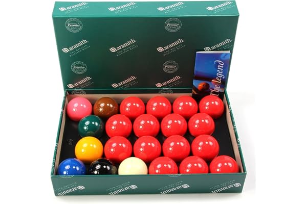Aramtih Snooker Aramith Set de boules de billard Taille 2 1/6" 5,23 cm