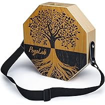 Cajon Drum Con Corde Chitarra Incorporato - Tamburo Portatile Con Borsa, Ideale Per Viaggi E Concerti