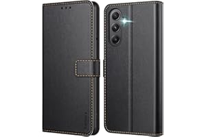 Ganbary Coque pour Samsung Galaxy A35 5G, [Housse en Cuir PU Premium] [Etui à Rabat] [Pochette de Portefeuille], Étui de Protection pour Samsung Galaxy A35 5G - Noir