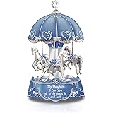 love between mother and daughter musical glitter globe